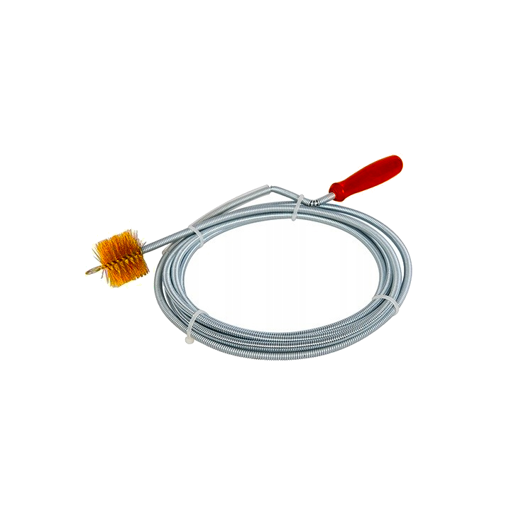 Spirala kanalizacyjna do rur ze szczotką 6mm x 3m KD11768