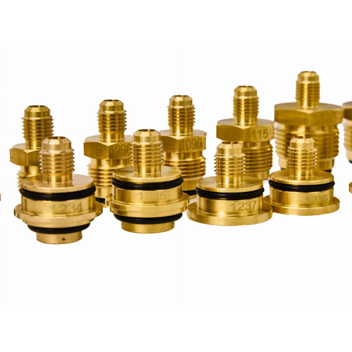 Zestaw adapterów do płukania klimatyzacji XXL 78 el. KD10063