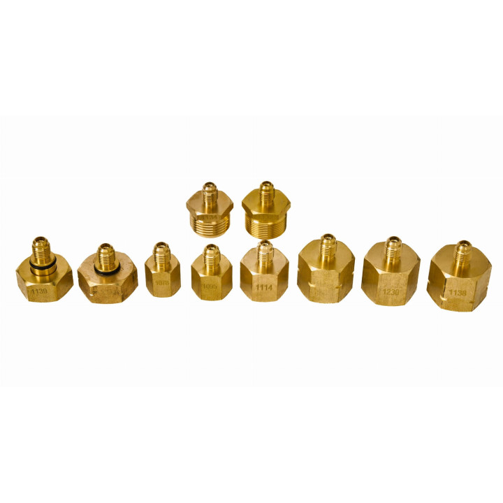 Zestaw adapterów do płukania klimatyzacji XXL 78 el. KD10063