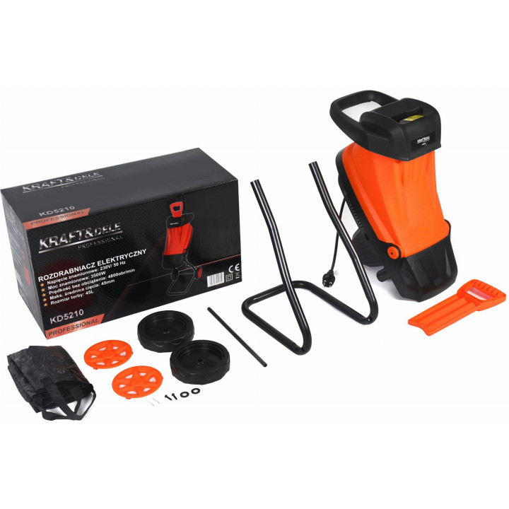 ROZDRABNIACZ ELEKTRYCZNY 3500W 45L 45MM KD5210