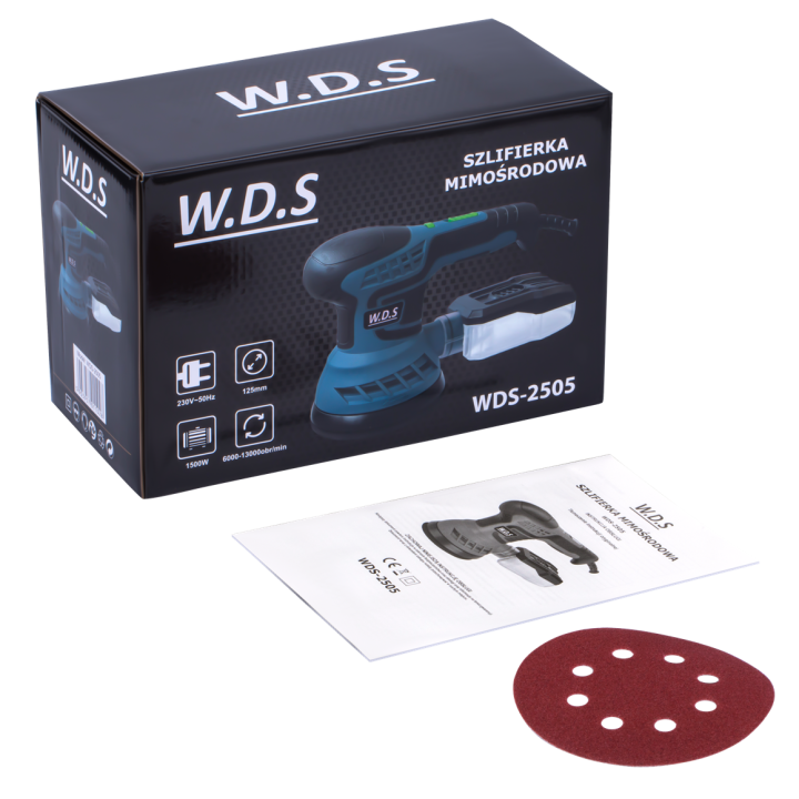 SZLIFIERKA MIMOŚRODOWA 1500W WDS2505