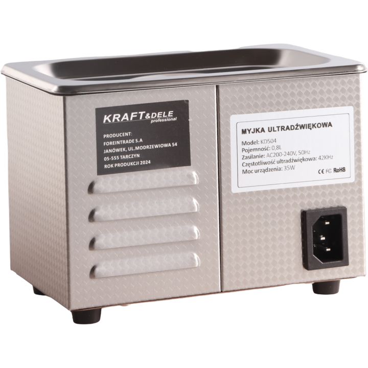 MYJKA ULTRADŹWIĘKOWA 0,8L KD504