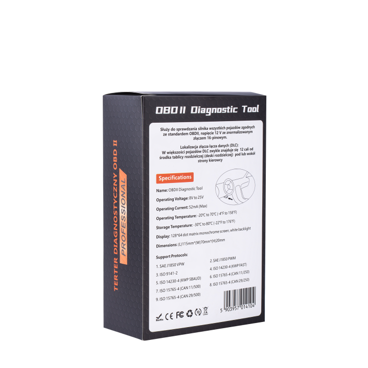 SKANER DIAGNOSTYCZNY OBD II KD5670