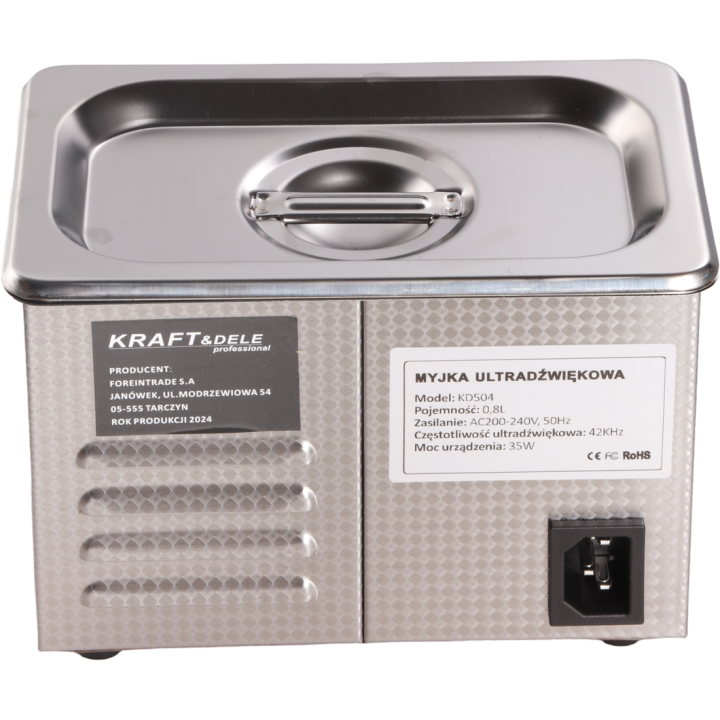 MYJKA ULTRADŹWIĘKOWA 0,8L KD504
