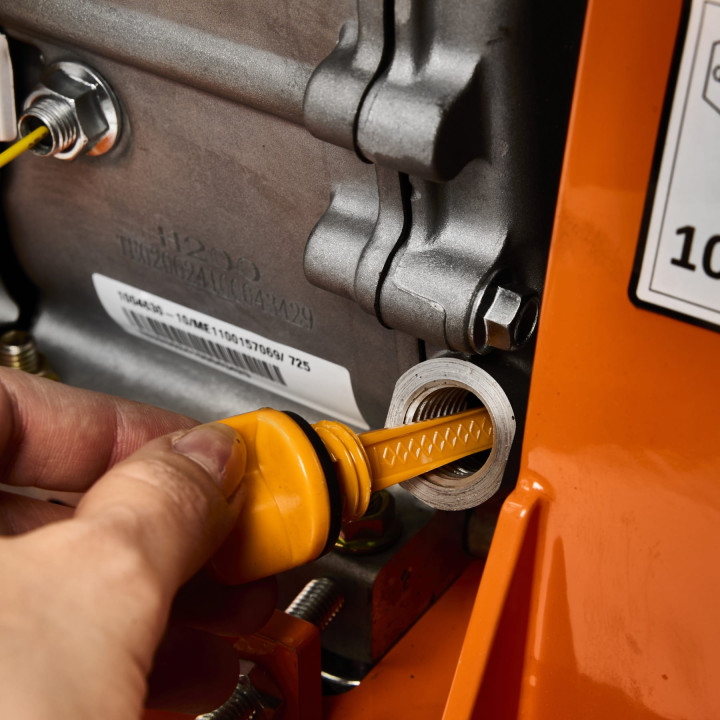 ZAGĘSZCZARKA LONCIN 7HP 60KG Z GUMĄ KD1196