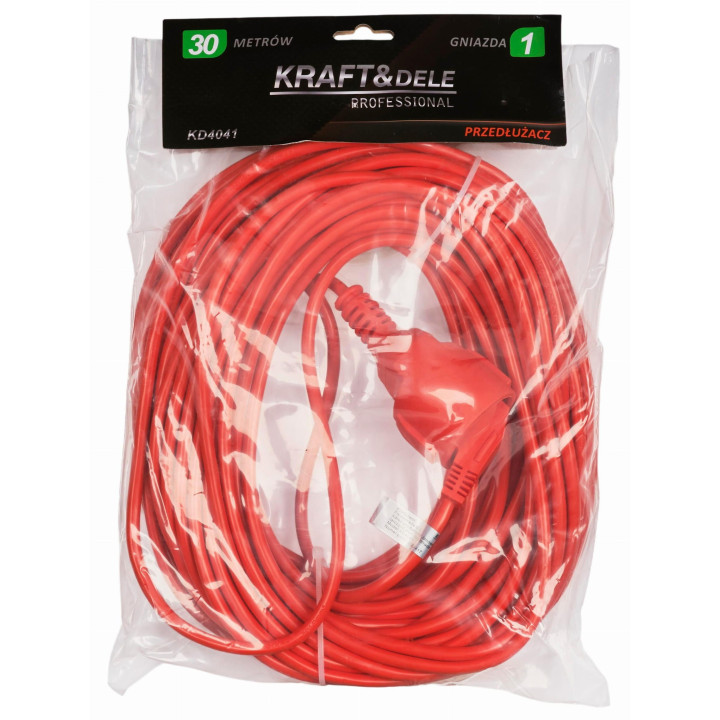 Przedłużacz ogrodowy 3 żyłowy 30m KD4041