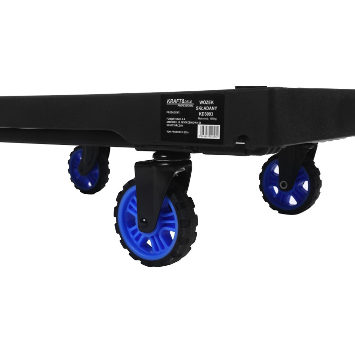 Wózek składany platformowy transportowy magazynowy 150kg KD3093