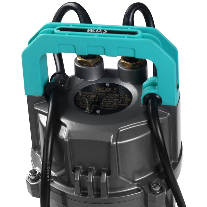 Pompa do wody 3200W 2" 30000l/h +PŁYWAK WDS2428