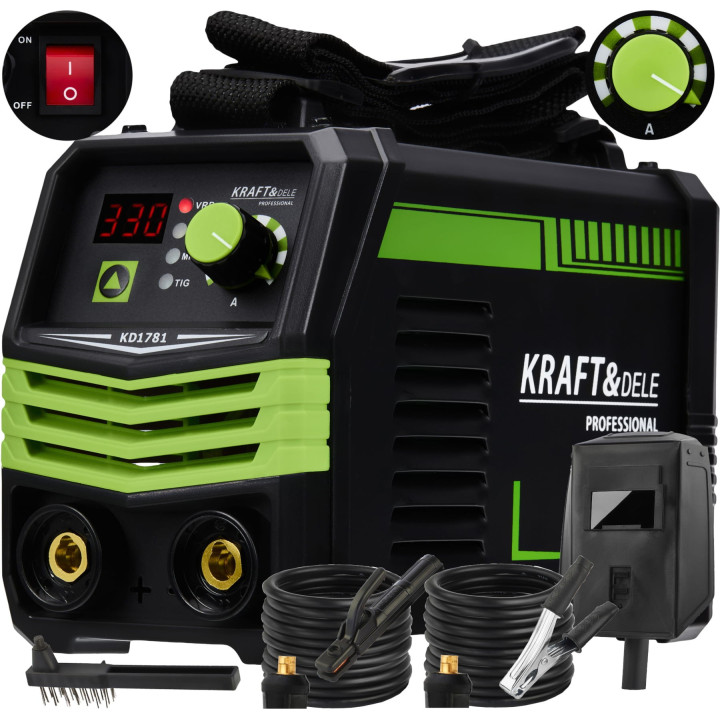 Spawarka inwertorowa 330A MMA TIG LIFT VRD KD1781