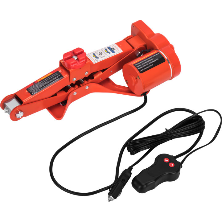 LEWAREK SAMOCHODOWY ELEKTRYCZNY PODNOŚNIK TRAPEZOWY ŻABA 12V 3T WALIZKA KD1369