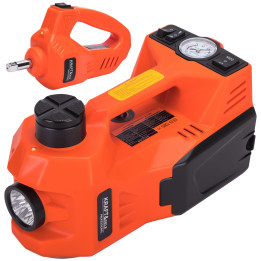 PODNOŚNIK SAMOCHODOWY LEWAREK PUNKTOWY HYDRAULICZNY 12V 5T + KLUCZ DO KÓŁ KD1368