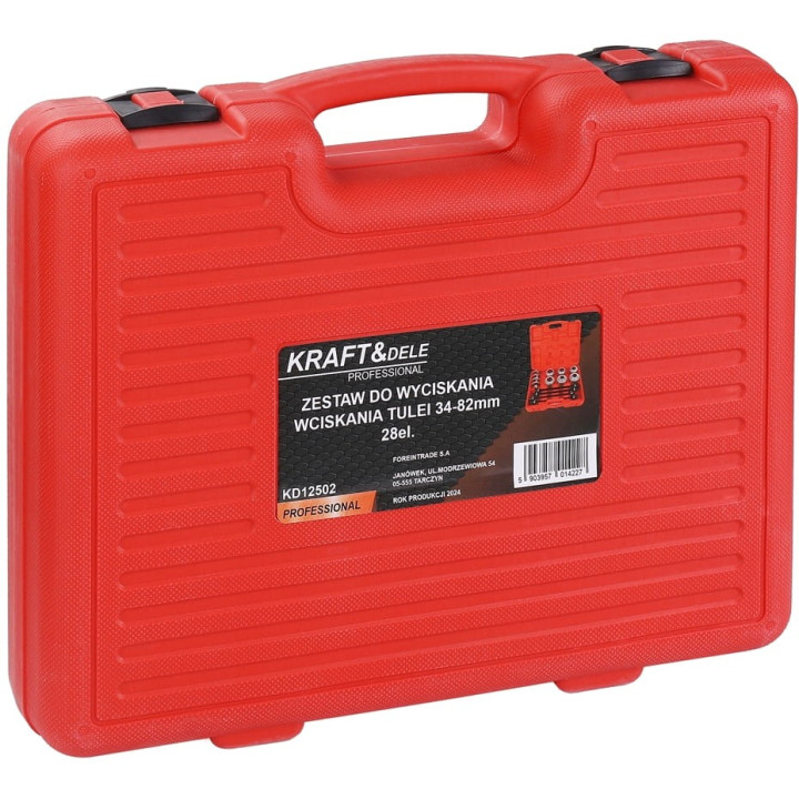 ZESTAW DO WYCISKANIA WCISKANIA TULEI 34-82mm 28el. KD12502