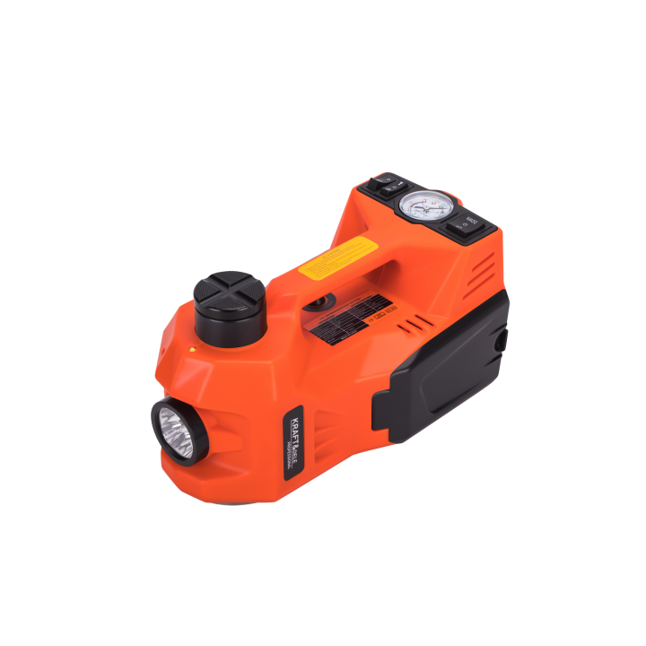 PODNOŚNIK SAMOCHODOWY LEWAREK PUNKTOWY HYDRAULICZNY 12V 5T + KLUCZ DO KÓŁ KD1368