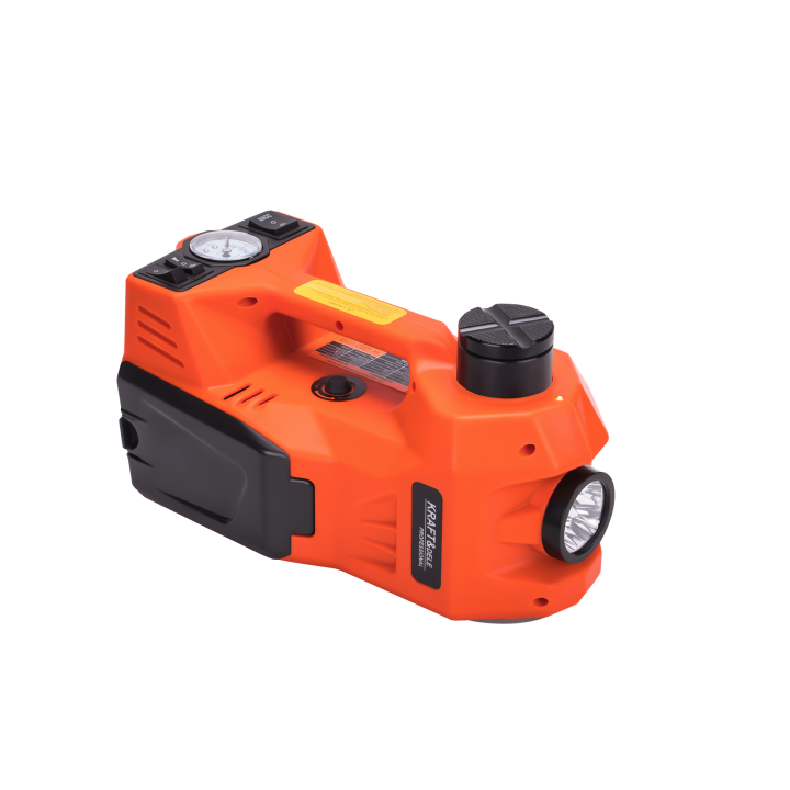 PODNOŚNIK SAMOCHODOWY LEWAREK PUNKTOWY HYDRAULICZNY 12V 5T + KLUCZ DO KÓŁ KD1368