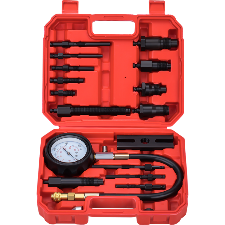 TESTER MIERNIK CIŚNIENIA SPRĘŻANIA - KOMPRESJI - DIESEL 0-70 BAR MAX FULL KD12516