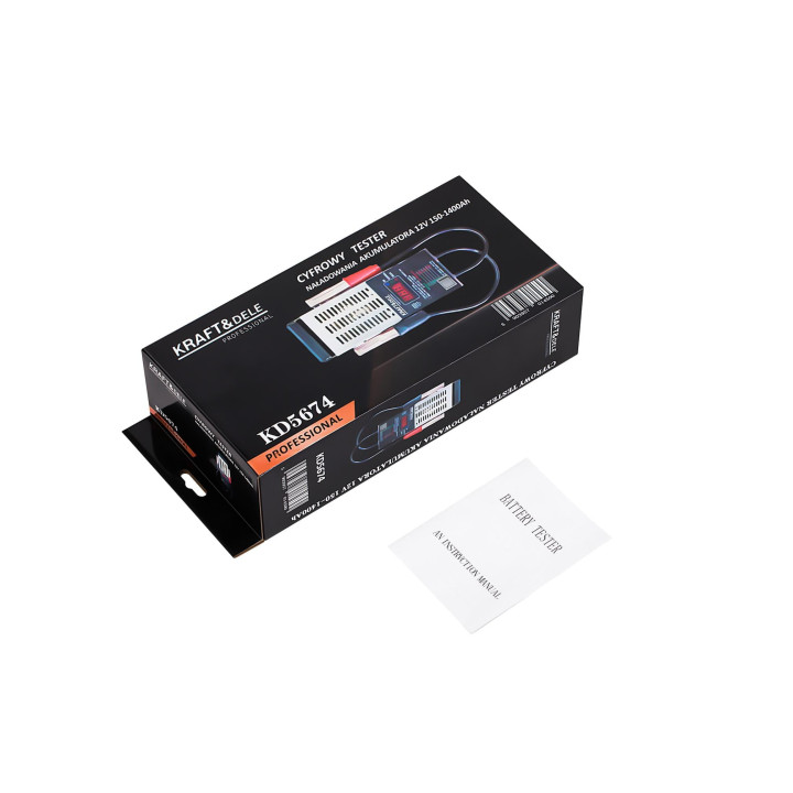Tester cyfrowy do sprawdzania akumulatorów 12V 150-1400A KD5674