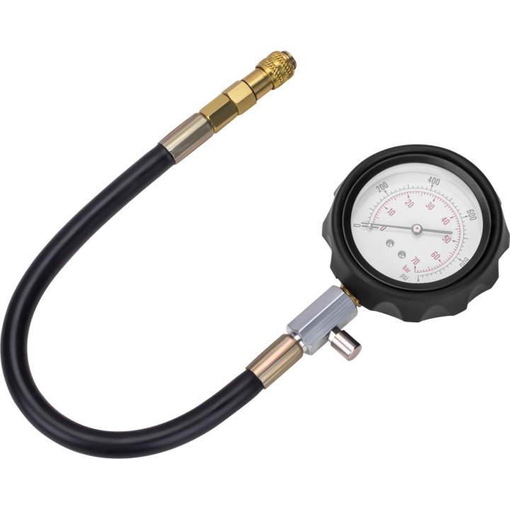 TESTER MIERNIK CIŚNIENIA SPRĘŻANIA - KOMPRESJI - DIESEL 0-70 BAR MAX FULL KD12516