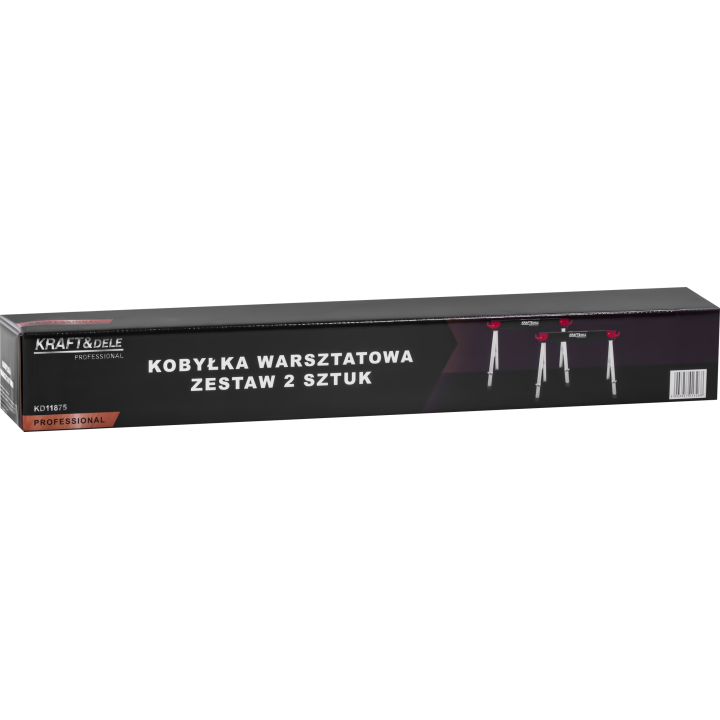 Kobyłki budowlane składane - 2 szt. 106x59x76 cm KD11875