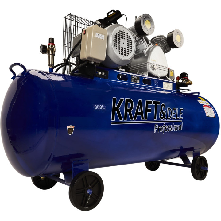 Kompresor olejowy 300L 400V 2 Tłoki + separator KD4061