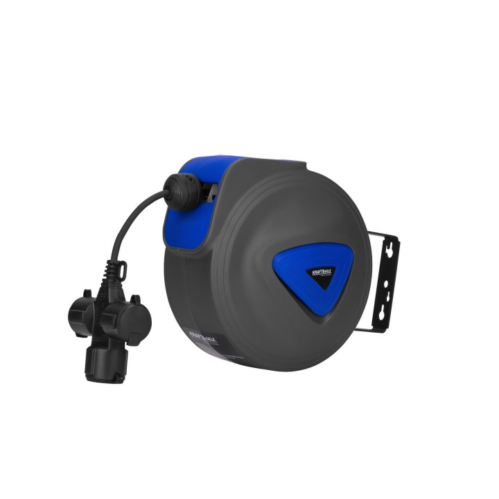 Przedłużacz ze zwijaczem 3x1,5mm 10m KD4045
