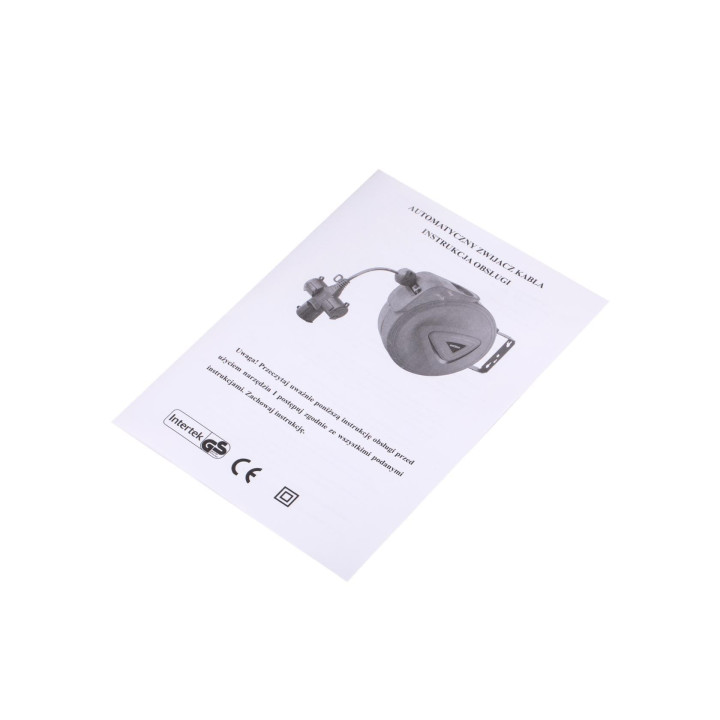Przedłużacz ze zwijaczem 3x1,5mm 15m KD4046