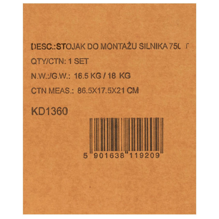 Stojak do silnika i skrzyni biegów 400kg KD1360