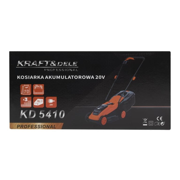 Kosiarka akumulatorowa 20V 6Ah 30L KD5410