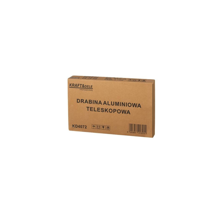 Drabina aluminiowa 8 stopni / 2,6m / max 150kg