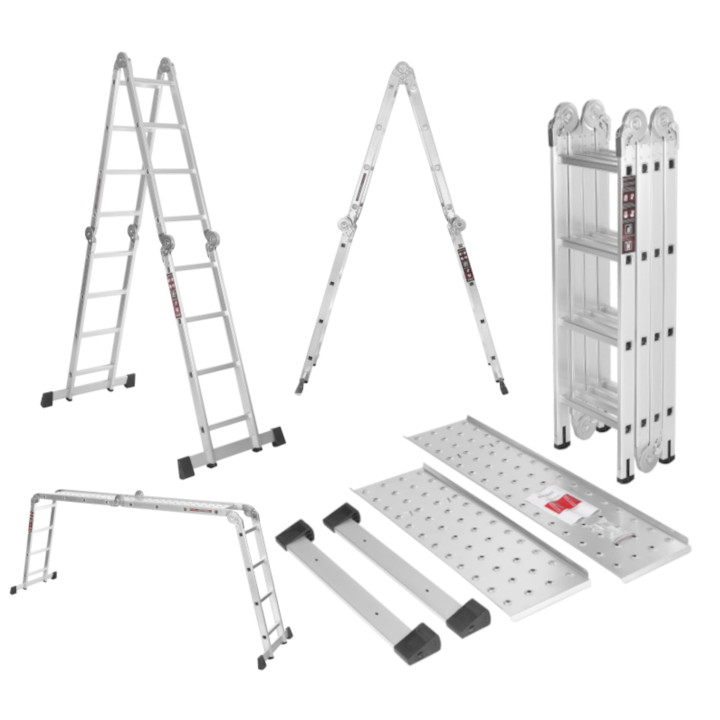 DRABINA Z PLATFORMĄ 4x4 460CM KD4071