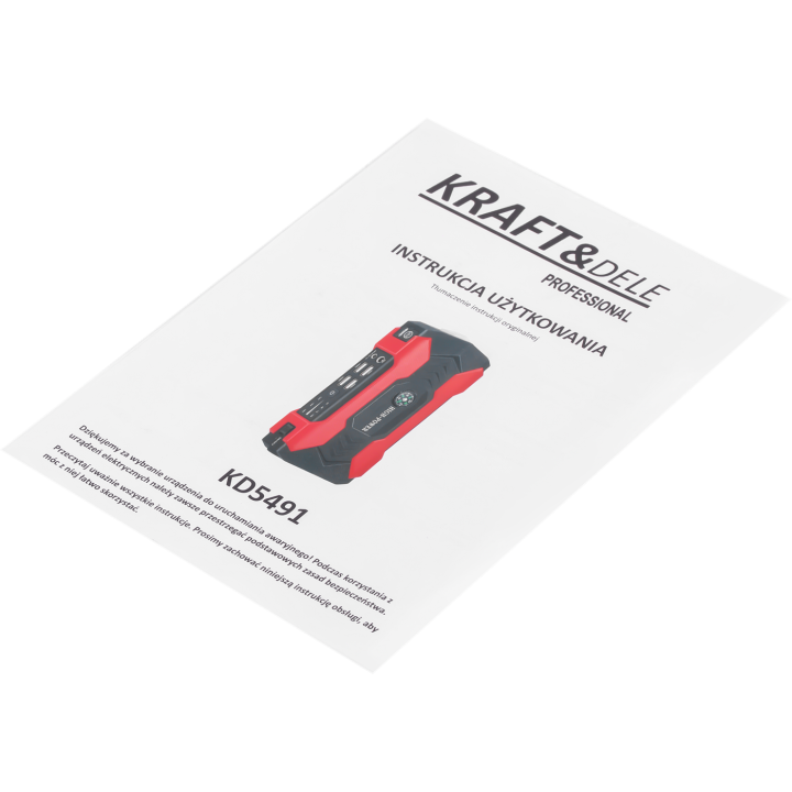 URZĄDZENIE WIELOFUNKCYJNE/JUMP STARTER 28000mAh/800A KD5491