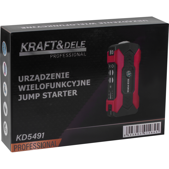 URZĄDZENIE WIELOFUNKCYJNE/JUMP STARTER 28000mAh/800A KD5491