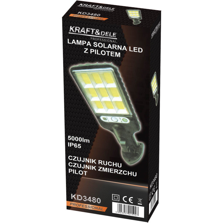 LAMPA SOLARNA LED Z PILOTEM 290W KD3480