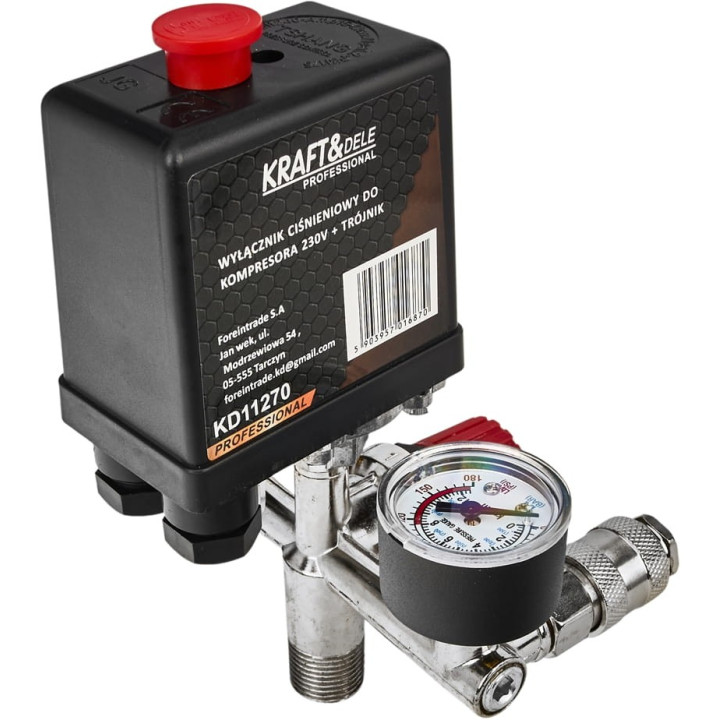 PRESOSTAT DO KOMPRESORA 8BAR 230V KD11270