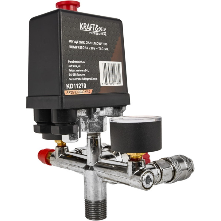 PRESOSTAT DO KOMPRESORA 8BAR 230V KD11270