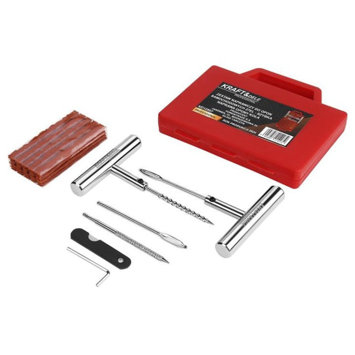 ZESTAW NAPRAWCZY DO OPON 27 ELEMENTÓW KD12507