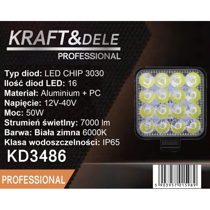 Lampa robocza mini LED SZPERACZ KD3486