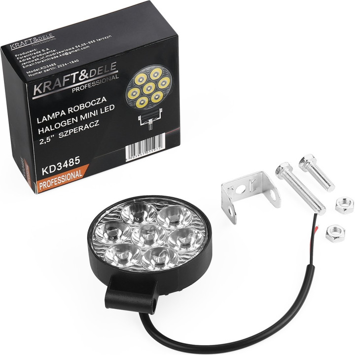 LAMPA ROBOCZA MINI LED 2,5" SZPERACZ KD3485