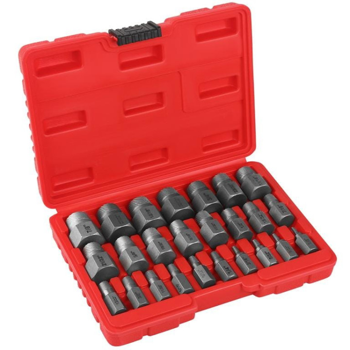 Wykrętaki do zerwanych śrub 25 elementów KD10077
