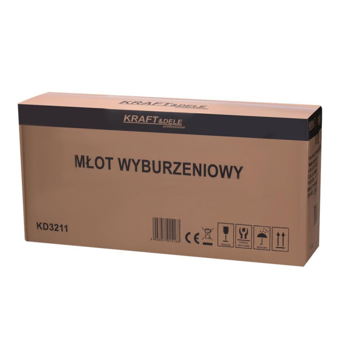 MŁOT WYBURZENIOWY 3200W 75J HEX-GAN KD3211