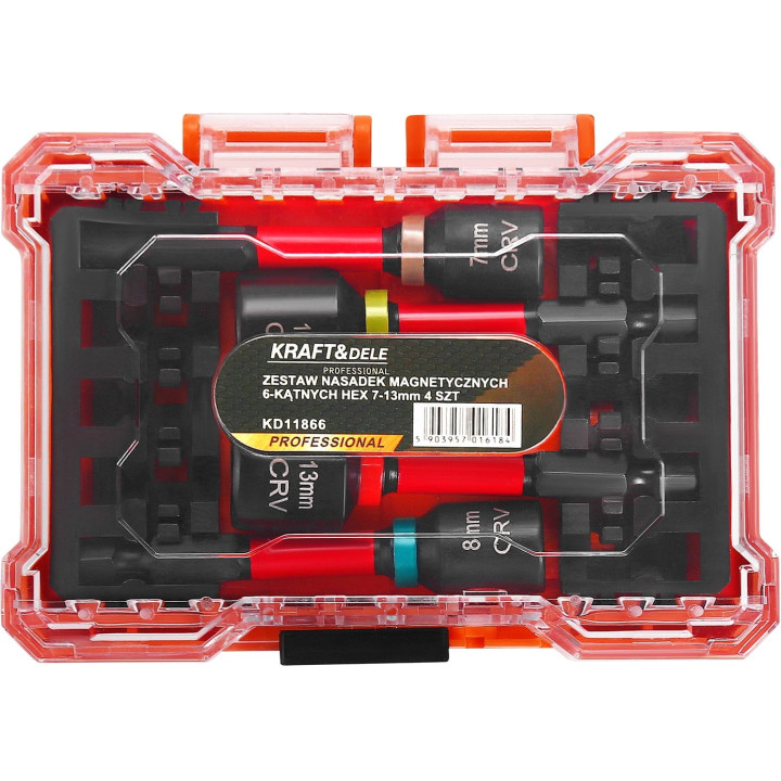 ZESTAW NASADEK MAGNETYCZNYCH 6-KĄT HEX KD11866
