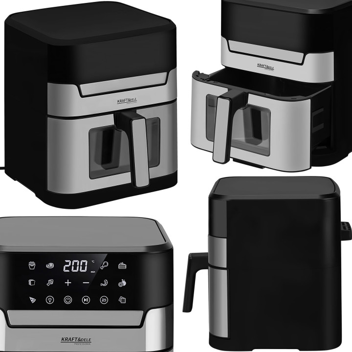 FRYTKOWNICA BEZTŁUSZCZOWA 8L AIRFRYER KD4109
