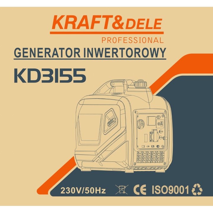 AGREGAT INWERTOROWY 2,6kW KD3155