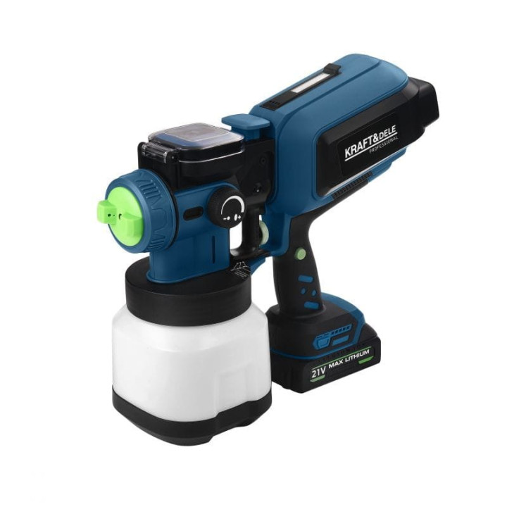 Akumulatorowy pistolet natryskowy 21V 2500mAh KD5480