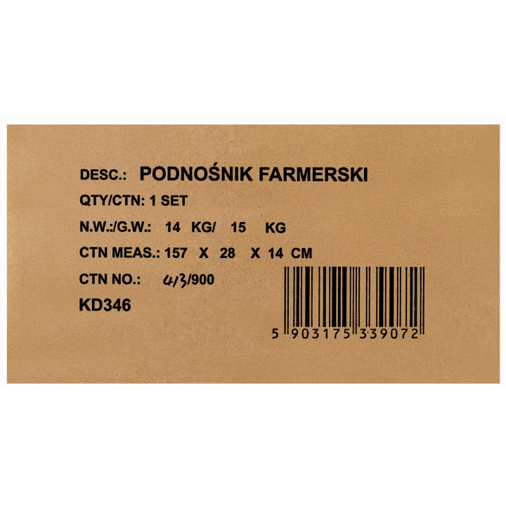 Podnośnik farmerski 60'' 3T KD346