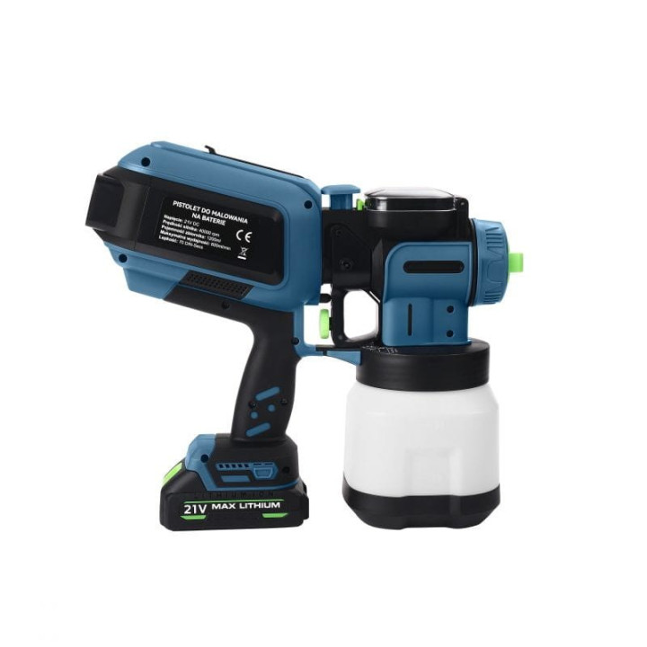 Akumulatorowy pistolet natryskowy 21V 2500mAh KD5480