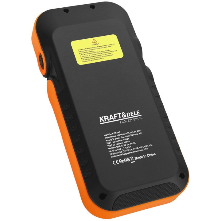Urządzenie wielofunkcyjne powerbank + etui 16 000mAh KD5493