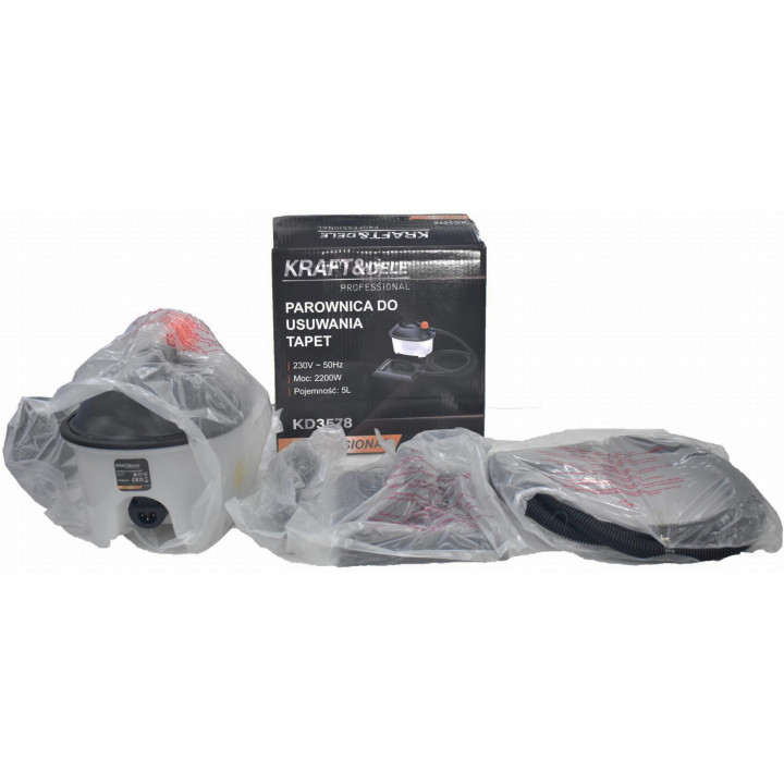 PAROWNICA DO USUWANIA TAPET 2200W 5L KD3578