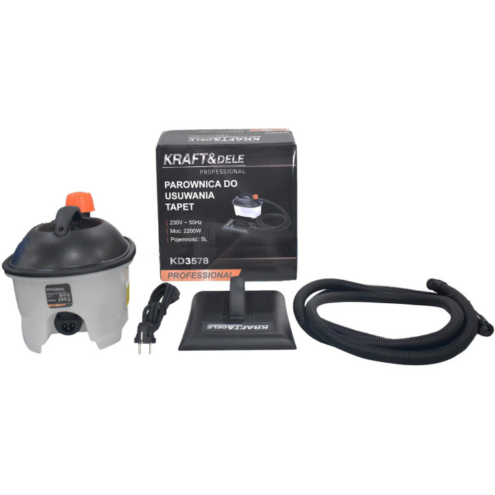 PAROWNICA DO USUWANIA TAPET 2200W 5L KD3578