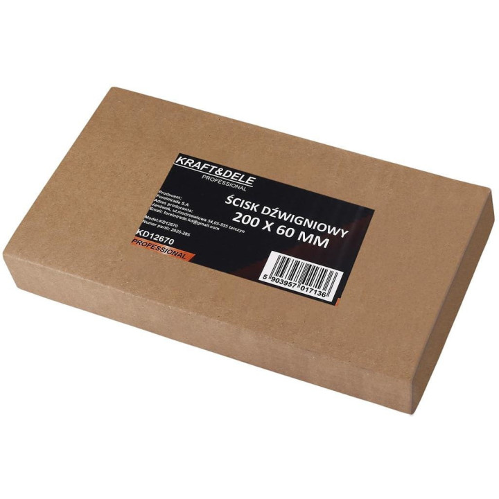 ŚCISK DŹWIGNIOWY 200x60MM KD12670