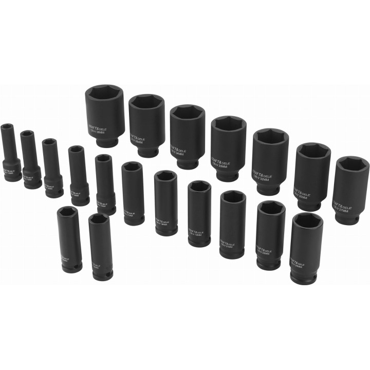 Zestaw nasadek udarowych 20 szt. 1/2" 10-38 mm KD11794